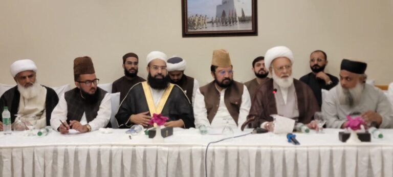قومی پیغام امن کمیٹی امن، محبت اور قومی وحدت کے فروغ کے لیے سرگرم ہے، طاہر اشرفی